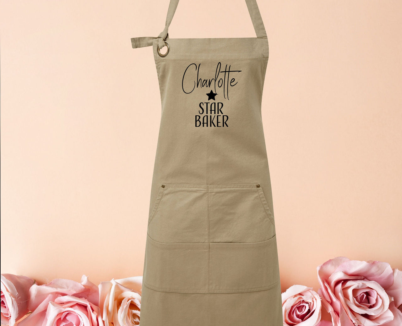 Personalised Apron - lismoreboutique - Canvas Apron - Apron_With_Pockets