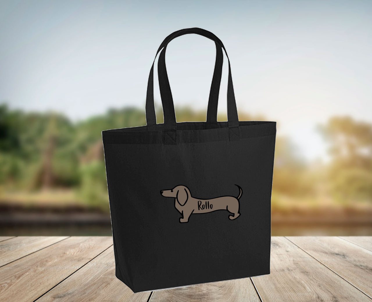 Sausage Tote Bag - lismoreboutique - Tote - Custom_Dog_Tote_Bag