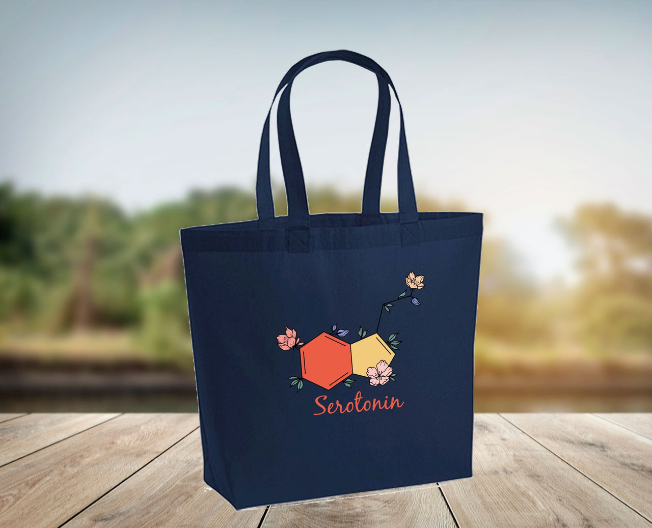 Serotonin Tote Bag - lismoreboutique - Tote - canvas_tote_bag