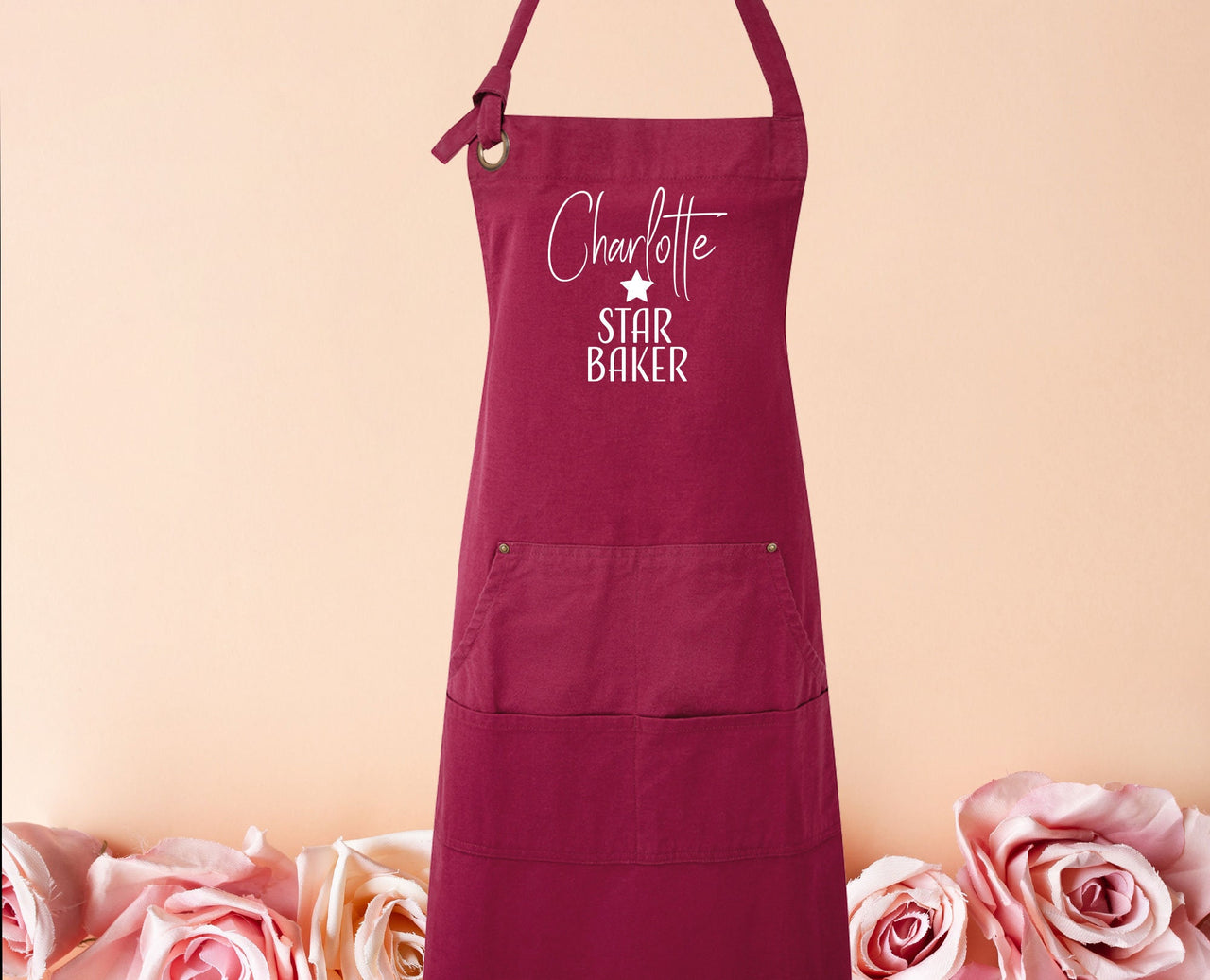 Personalised Apron - lismoreboutique - Canvas Apron - Apron_With_Pockets