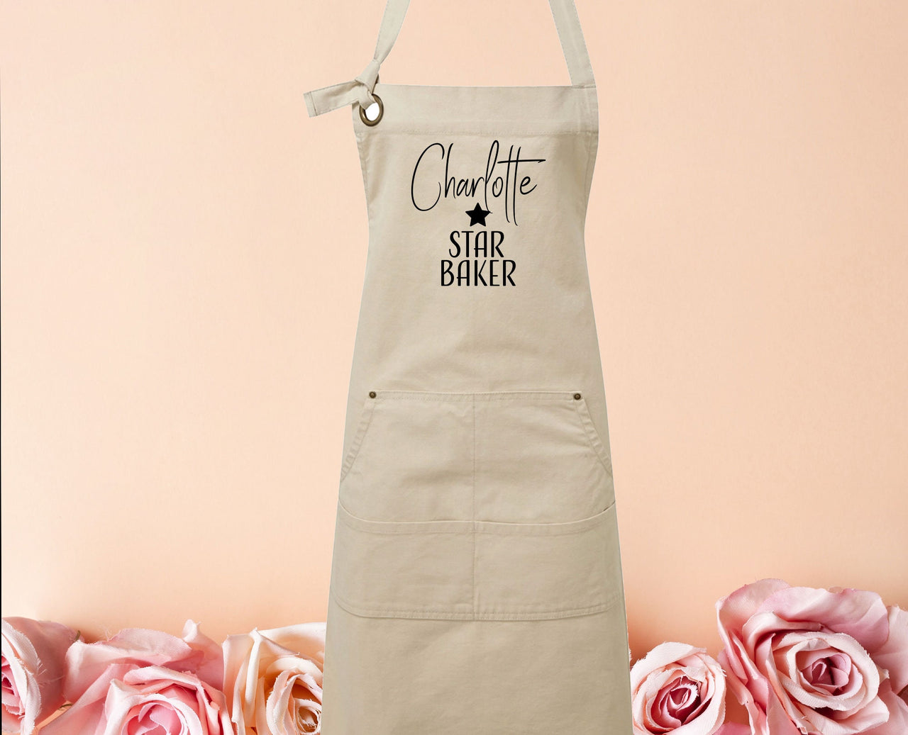 Personalised Apron - lismoreboutique - Canvas Apron - Apron_With_Pockets