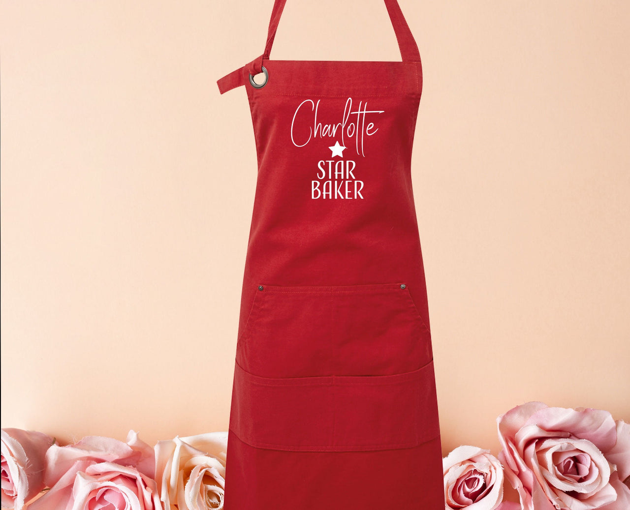 Personalised Apron - lismoreboutique - Canvas Apron - Apron_With_Pockets