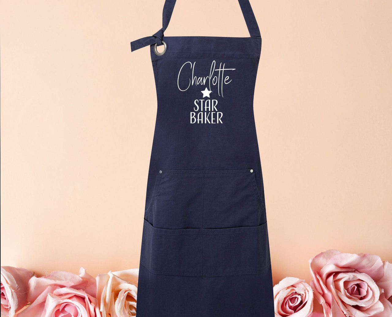 Personalised Apron - lismoreboutique - Canvas Apron - Apron_With_Pockets