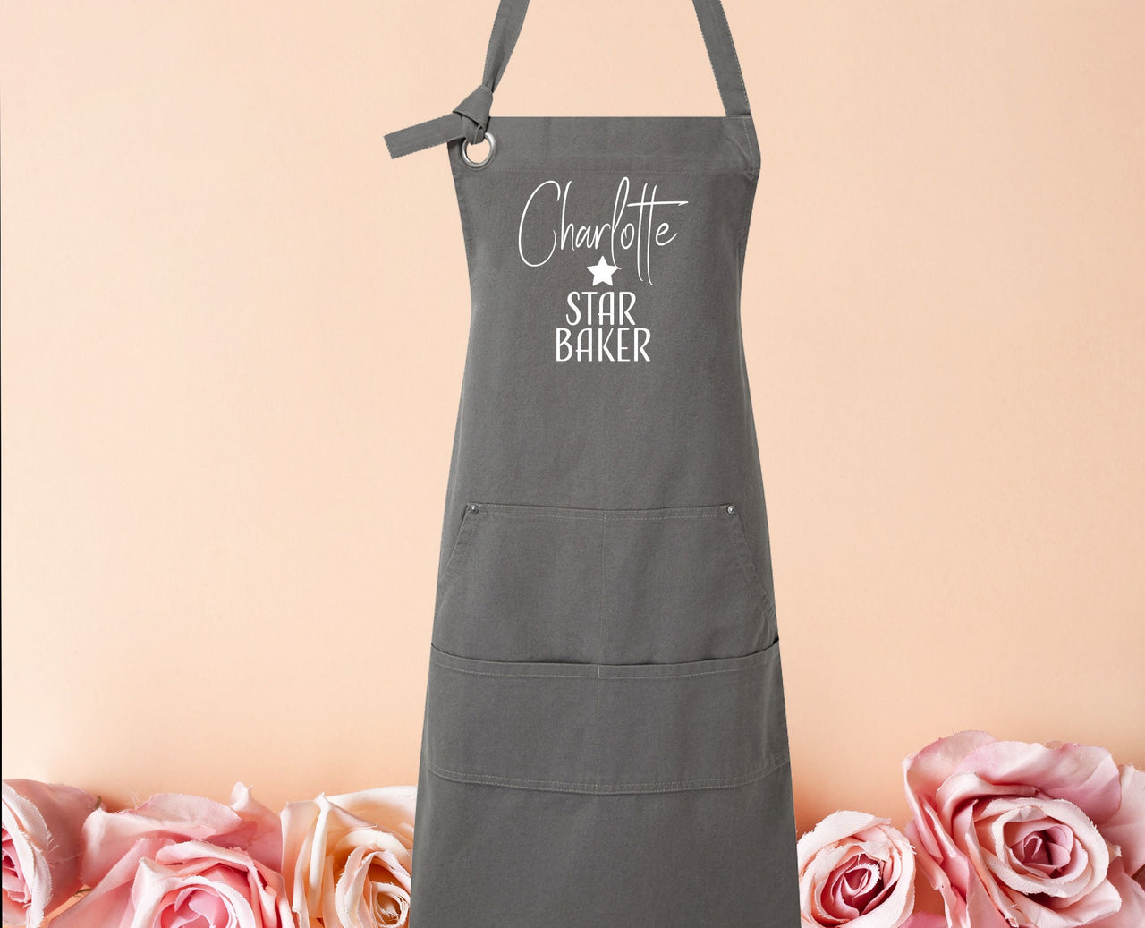 Personalised Apron - lismoreboutique - Canvas Apron - Apron_With_Pockets