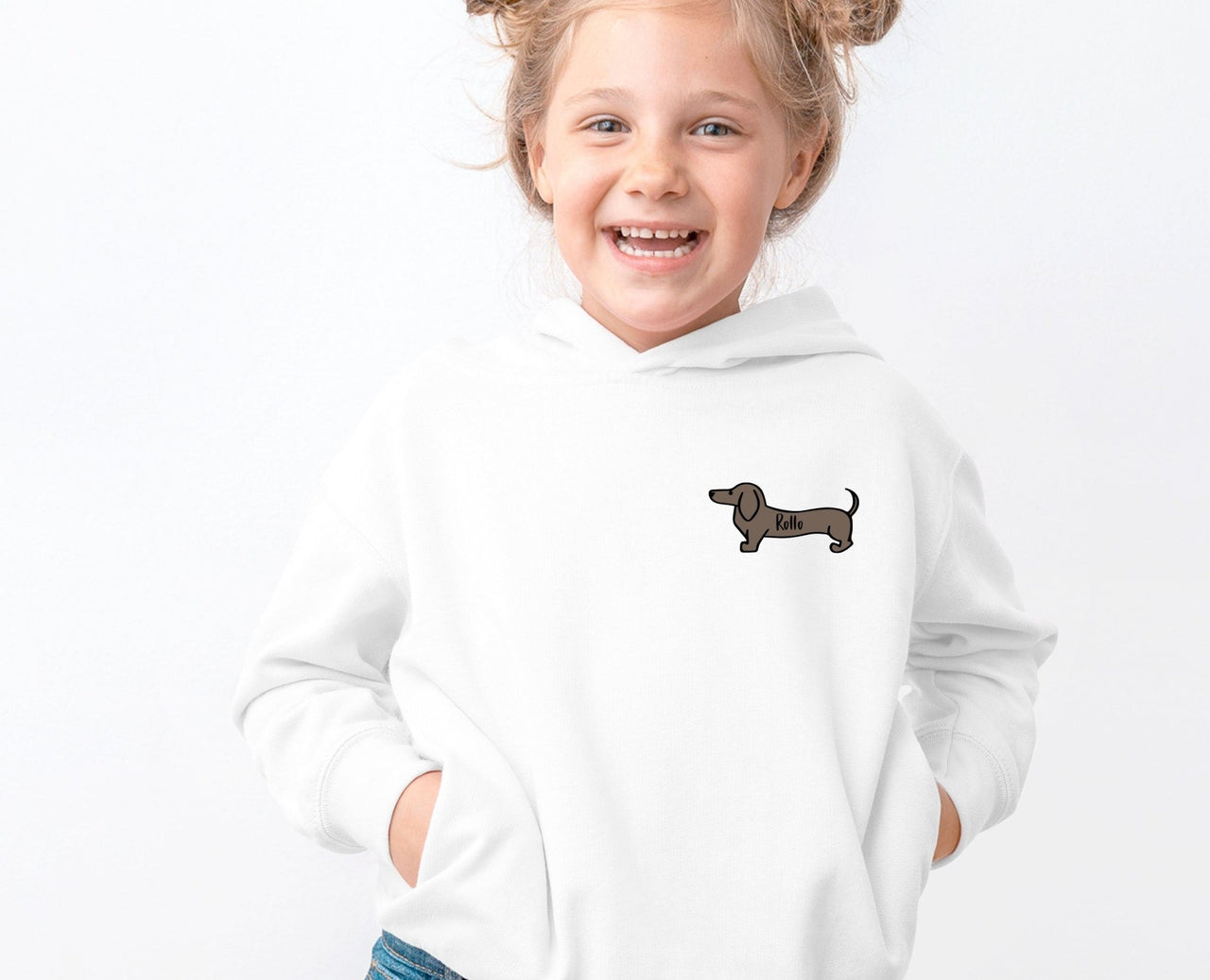 Personalised Kids Hoodie - lismoreboutique - Hoodie - boys_dog_hoodie