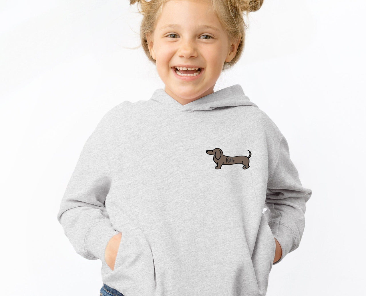 Personalised Kids Hoodie - lismoreboutique - Hoodie - boys_dog_hoodie