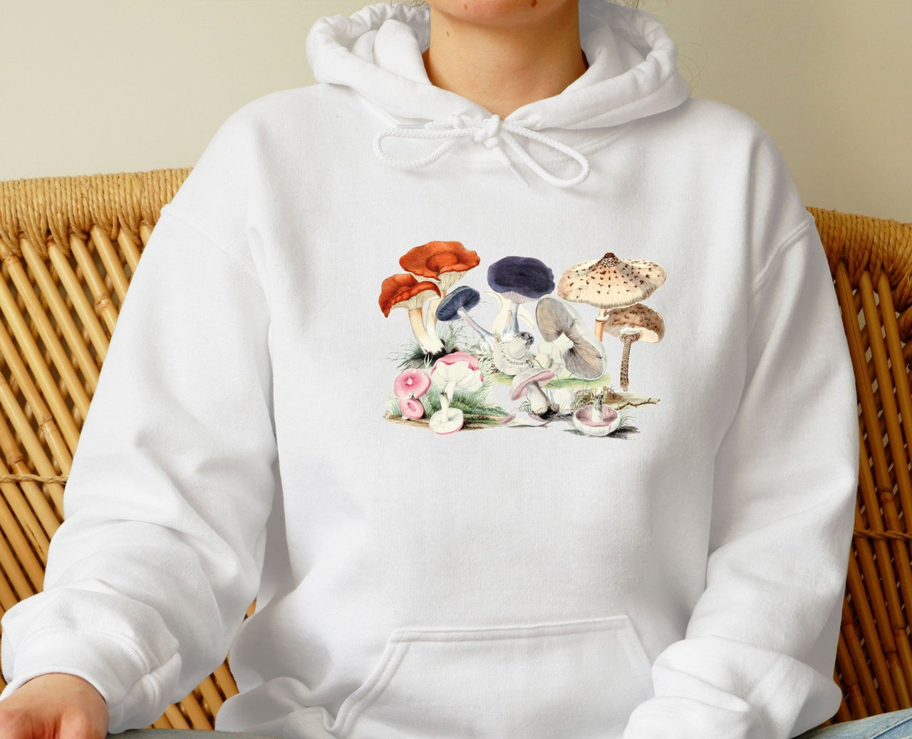 Mushrooms Hoodie - lismoreboutique - Hoodie - aesthetic_hoodie