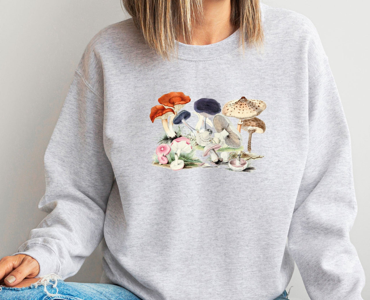 Mushrooms Sweatshirt - lismoreboutique - Sweatshirt - Aesthetic_Jumper