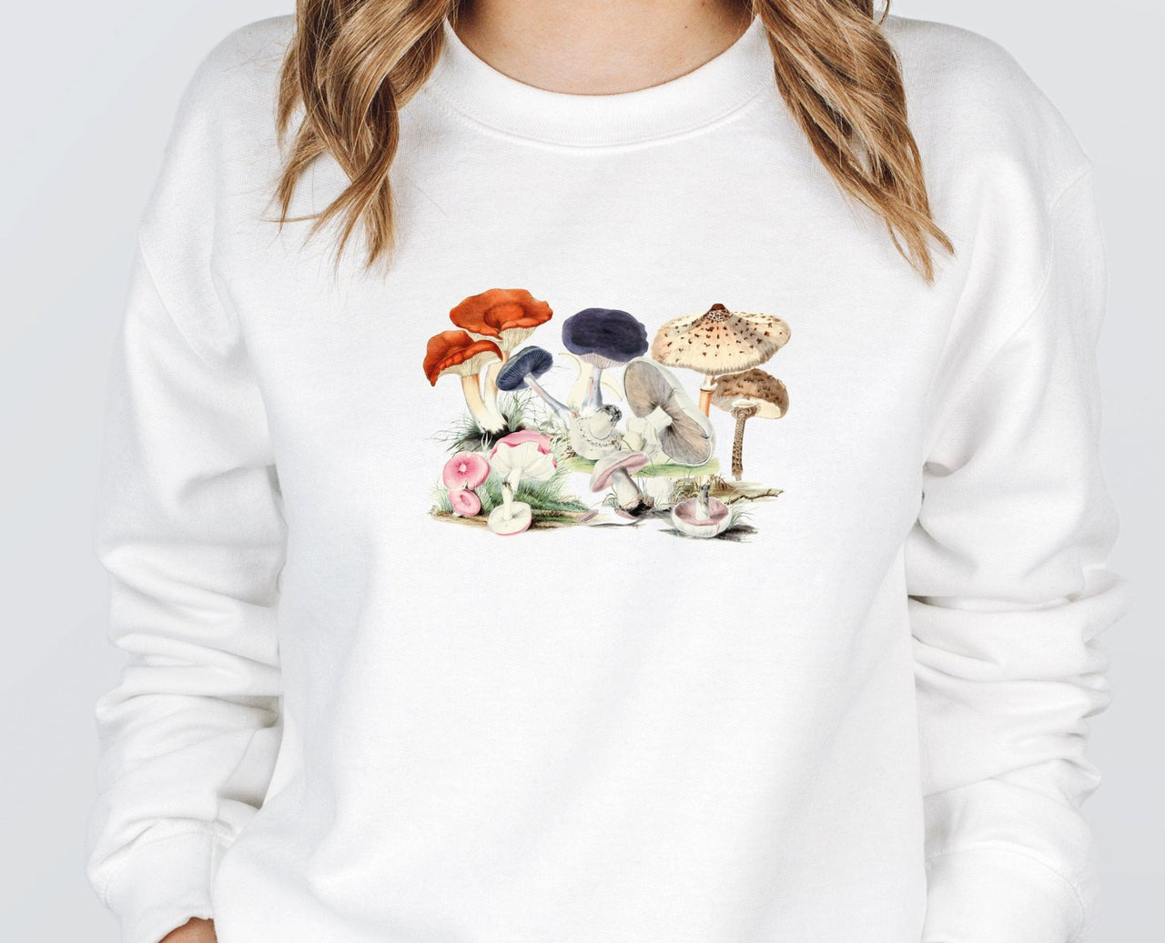 Mushrooms Sweatshirt - lismoreboutique - Sweatshirt - Aesthetic_Jumper