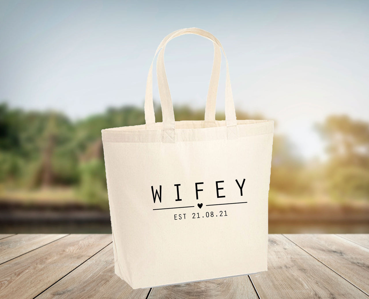 Wifey Tote Bag - lismoreboutique - Tote - Bride_Tote_Bag