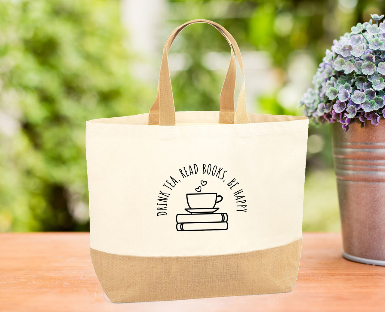 Book Jute Bag - lismoreboutique - Jute - book_club_tote_bag