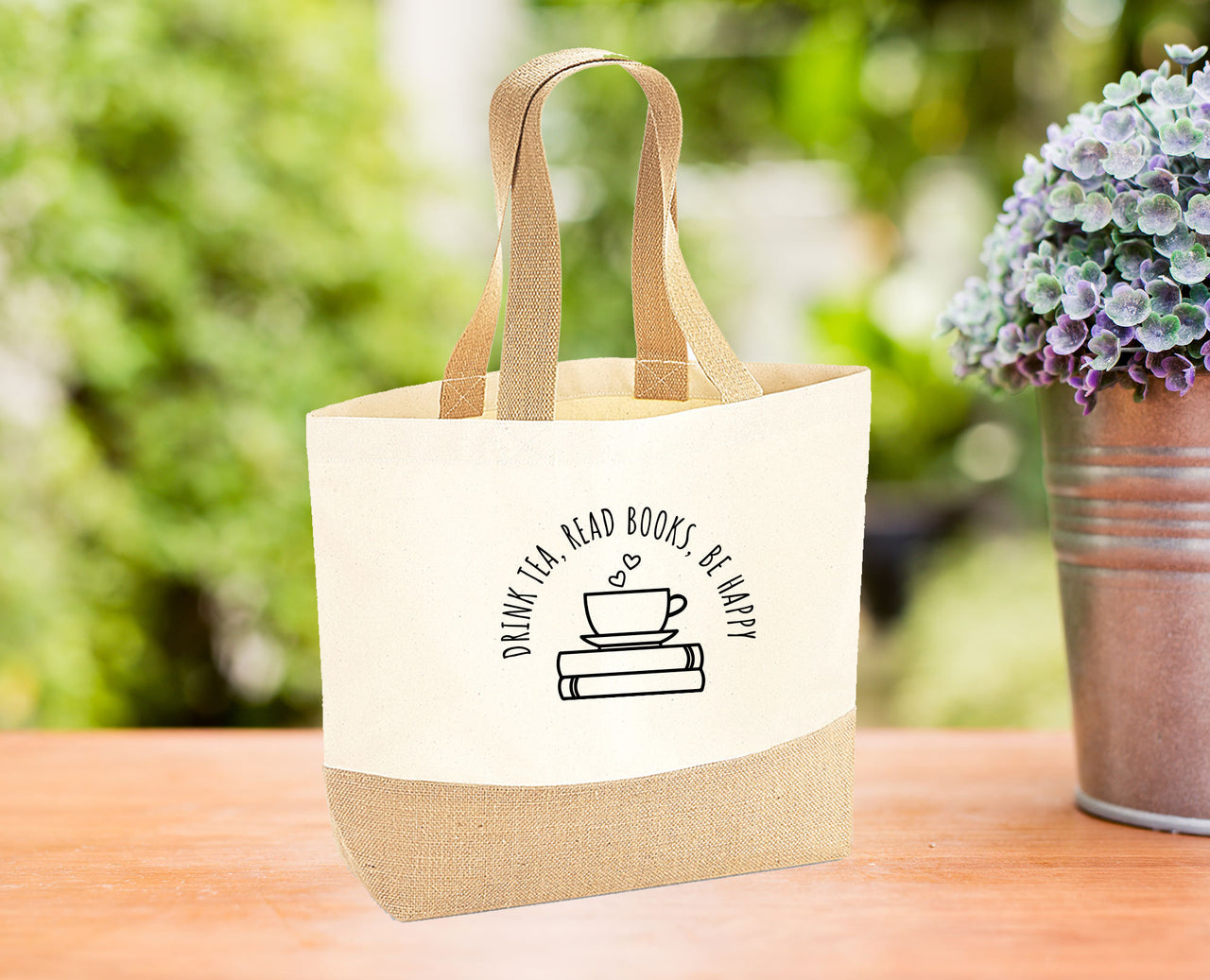 Book Jute Bag - lismoreboutique - Jute - book_club_tote_bag