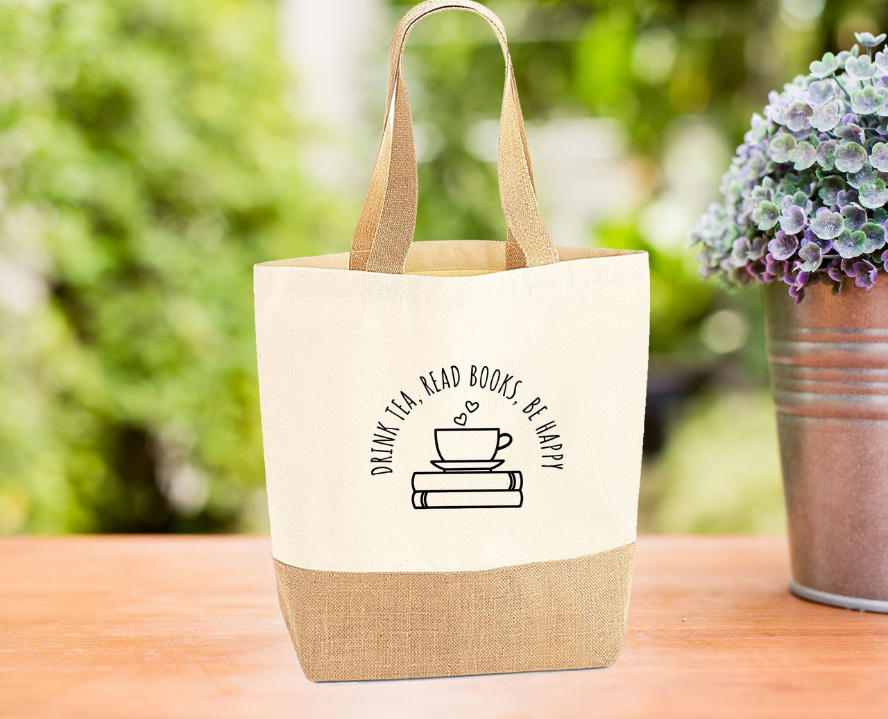 Book Jute Bag - lismoreboutique - Jute - book_club_tote_bag