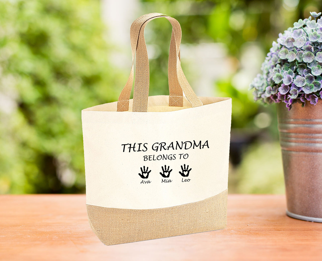 Grandma Jute Bag - lismoreboutique - Jute - Custom_Nana_Bag