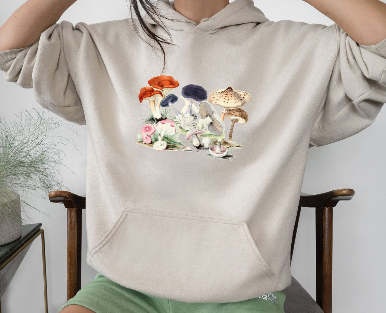 Mushrooms Hoodie - lismoreboutique - Hoodie - aesthetic_hoodie