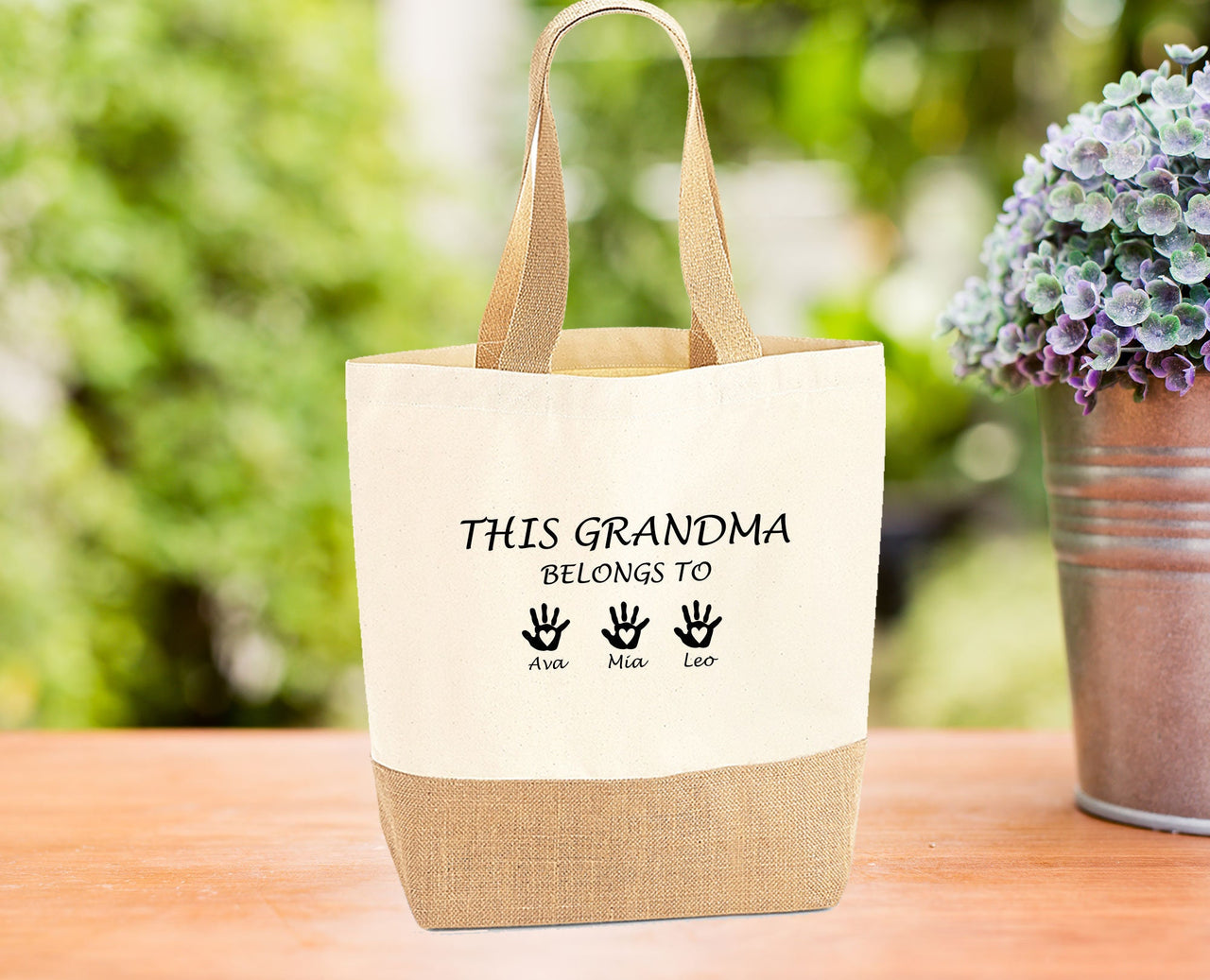 Grandma Jute Bag - lismoreboutique - Jute - Custom_Nana_Bag