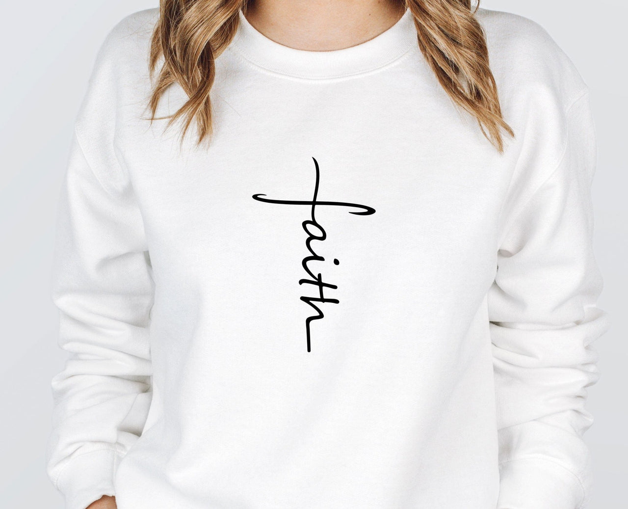 Faith Sweatshirt - lismoreboutique - Sweatshirt - Bible_Verse_Top