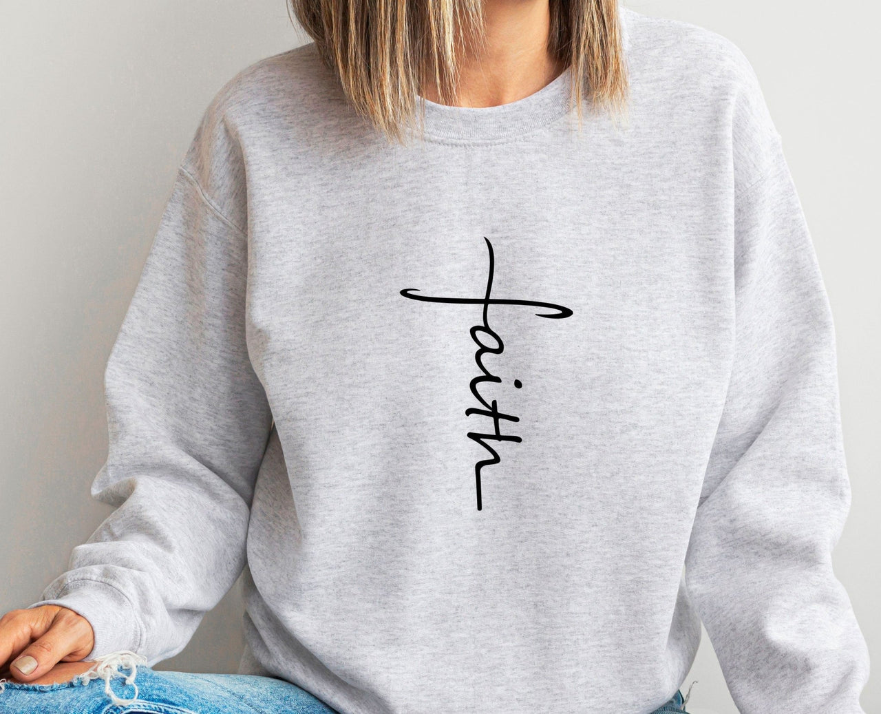 Faith Sweatshirt - lismoreboutique - Sweatshirt - Bible_Verse_Top