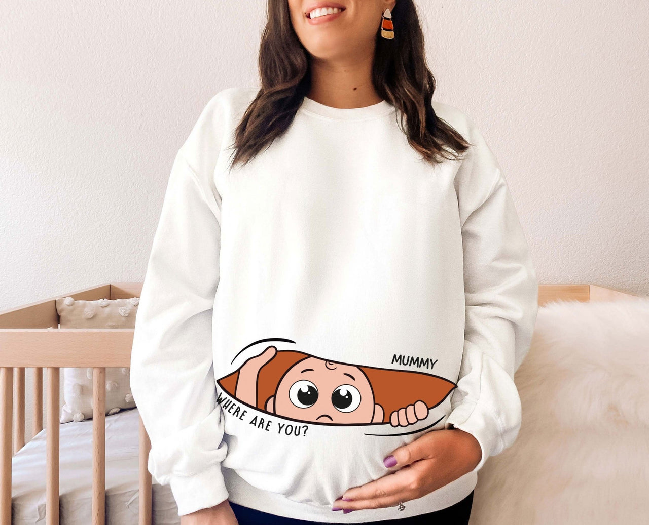 New Mum Sweater - lismoreboutique - Sweatshirt - cute_pregnancy_top