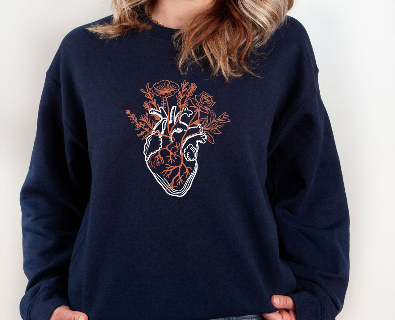 Heart Sweatshirt - lismoreboutique - Sweatshirt - Anatomical_Heart