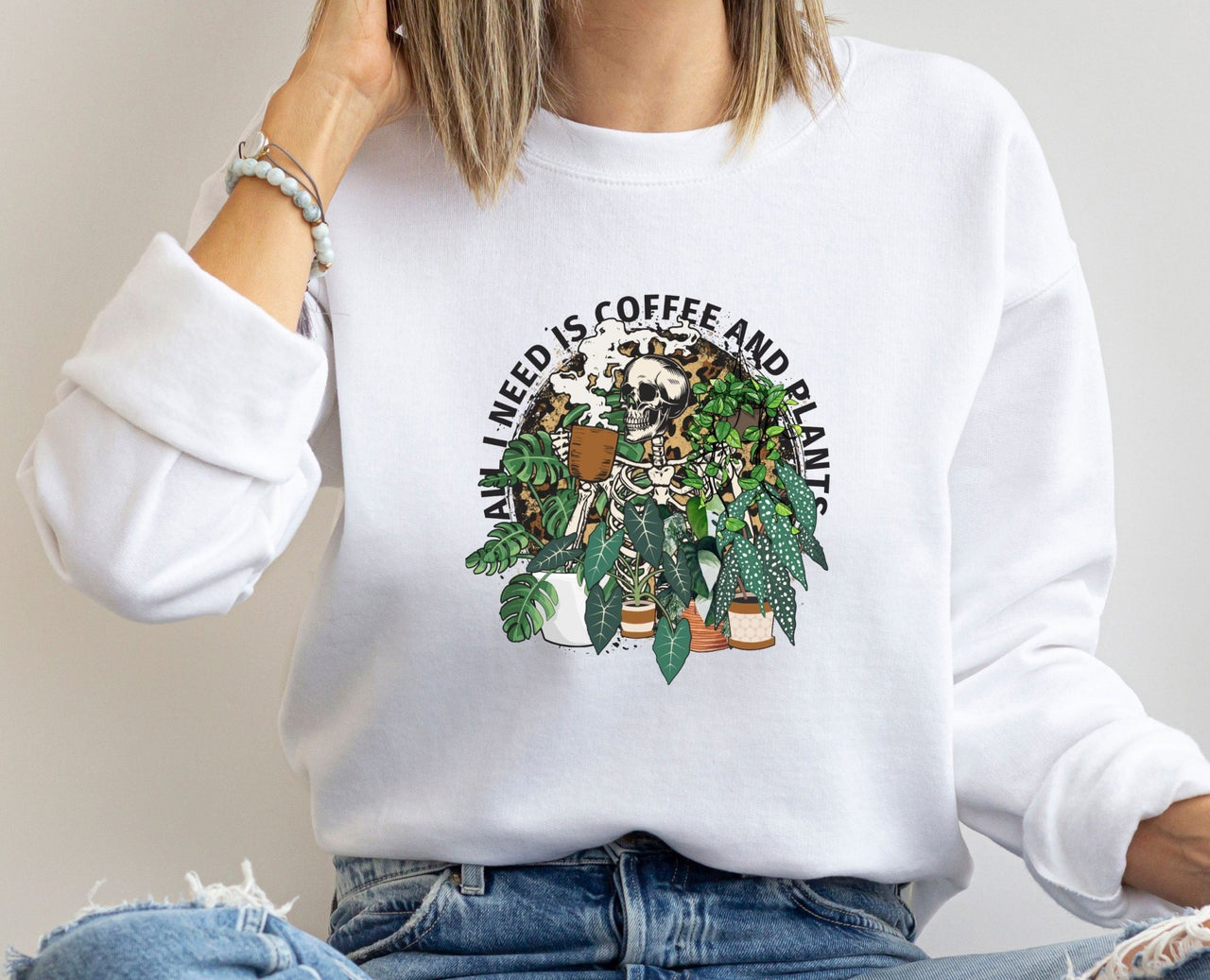 Plants Sweatshirt - lismoreboutique - Sweatshirt - Botanical_Jumper