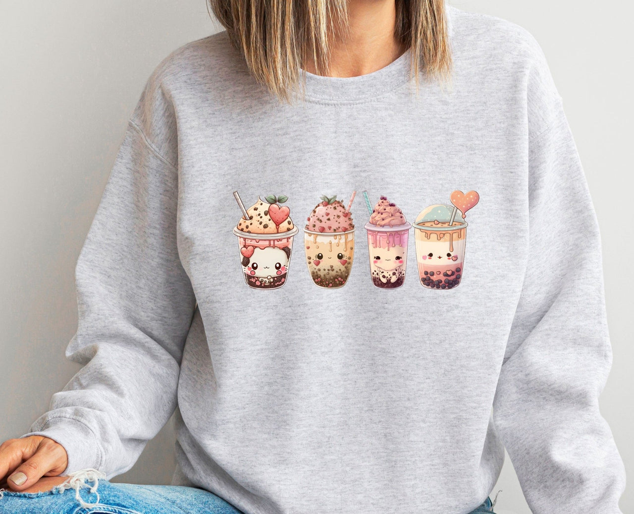 Boba Tea Sweater - lismoreboutique - Sweatshirt - Boba_Tea_Sweater