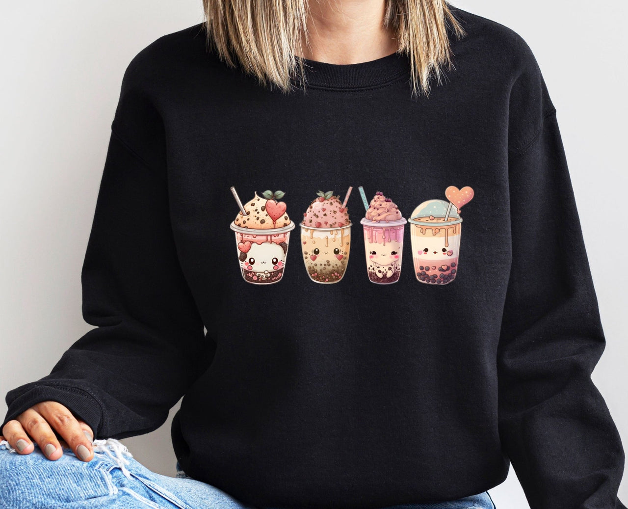 Boba Tea Sweater - lismoreboutique - Sweatshirt - Boba_Tea_Sweater