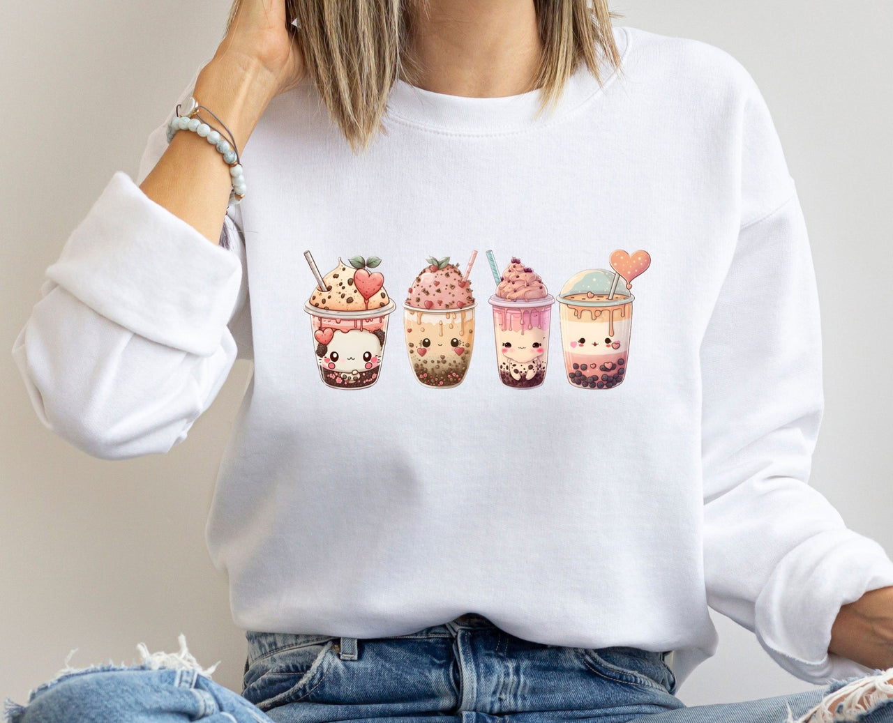 Boba Tea Sweater - lismoreboutique - Sweatshirt - Boba_Tea_Sweater