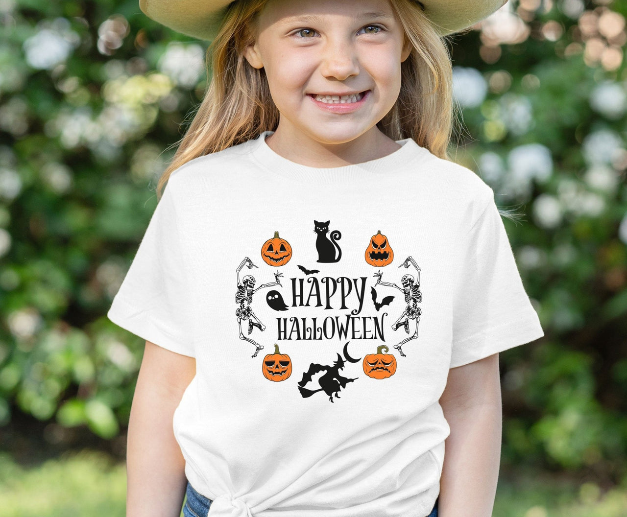 Happy Halloween Shirt - lismoreboutique - Unisex T-Shirt - Dancing_Skeleton