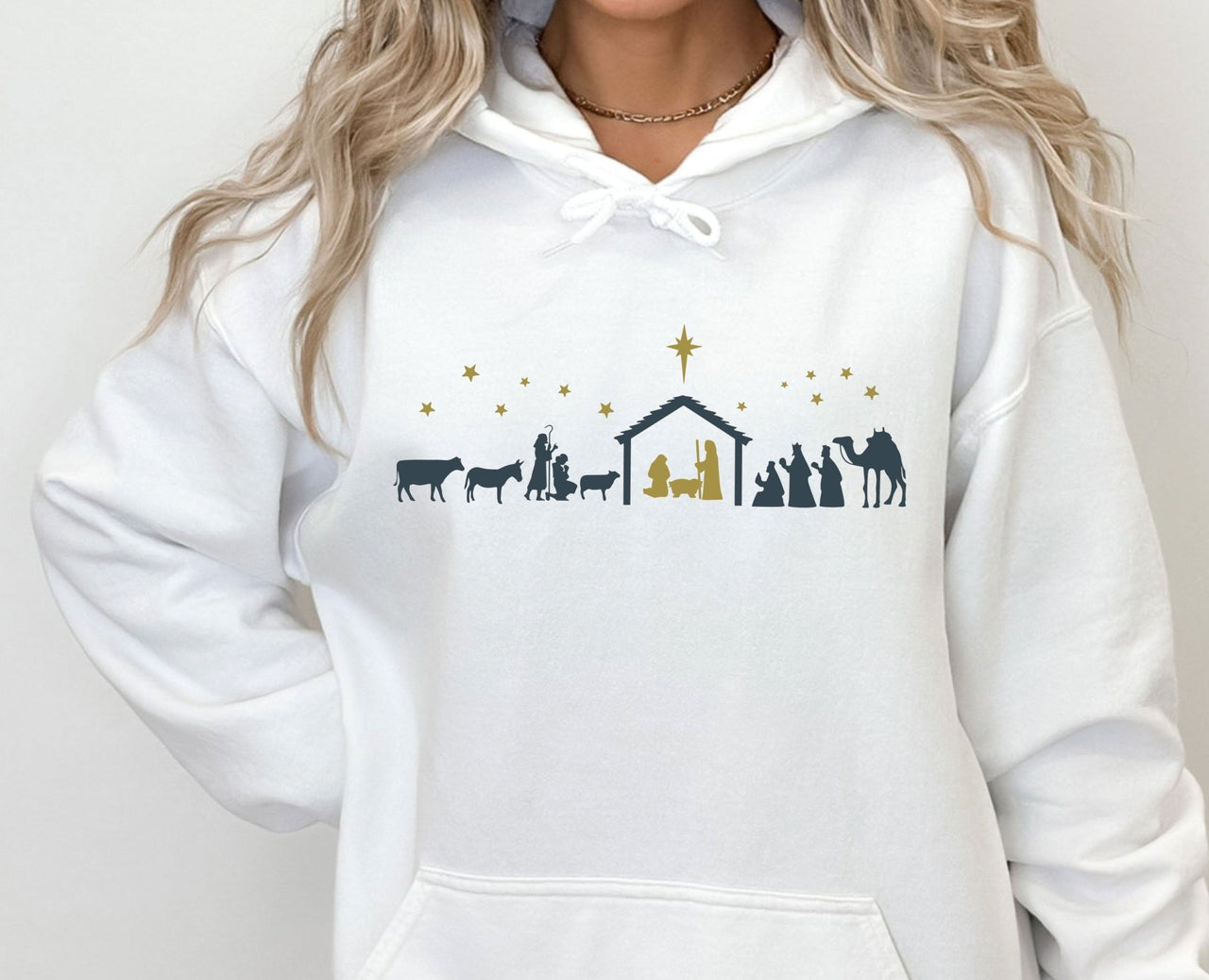 Nativity Hoodie - lismoreboutique - Hoodie - baptism_gifts