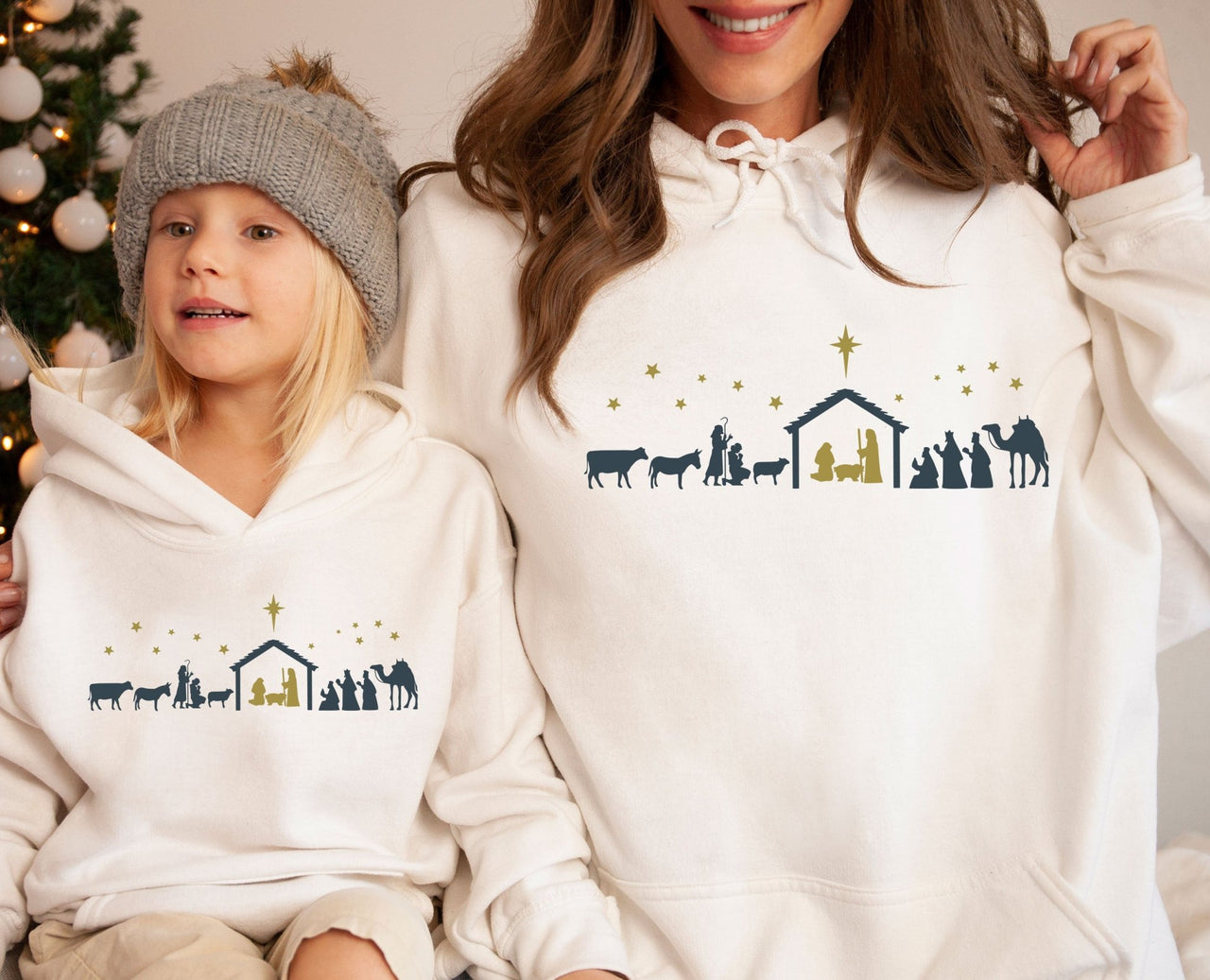 Nativity Hoodie - lismoreboutique - Hoodie - baptism_gifts