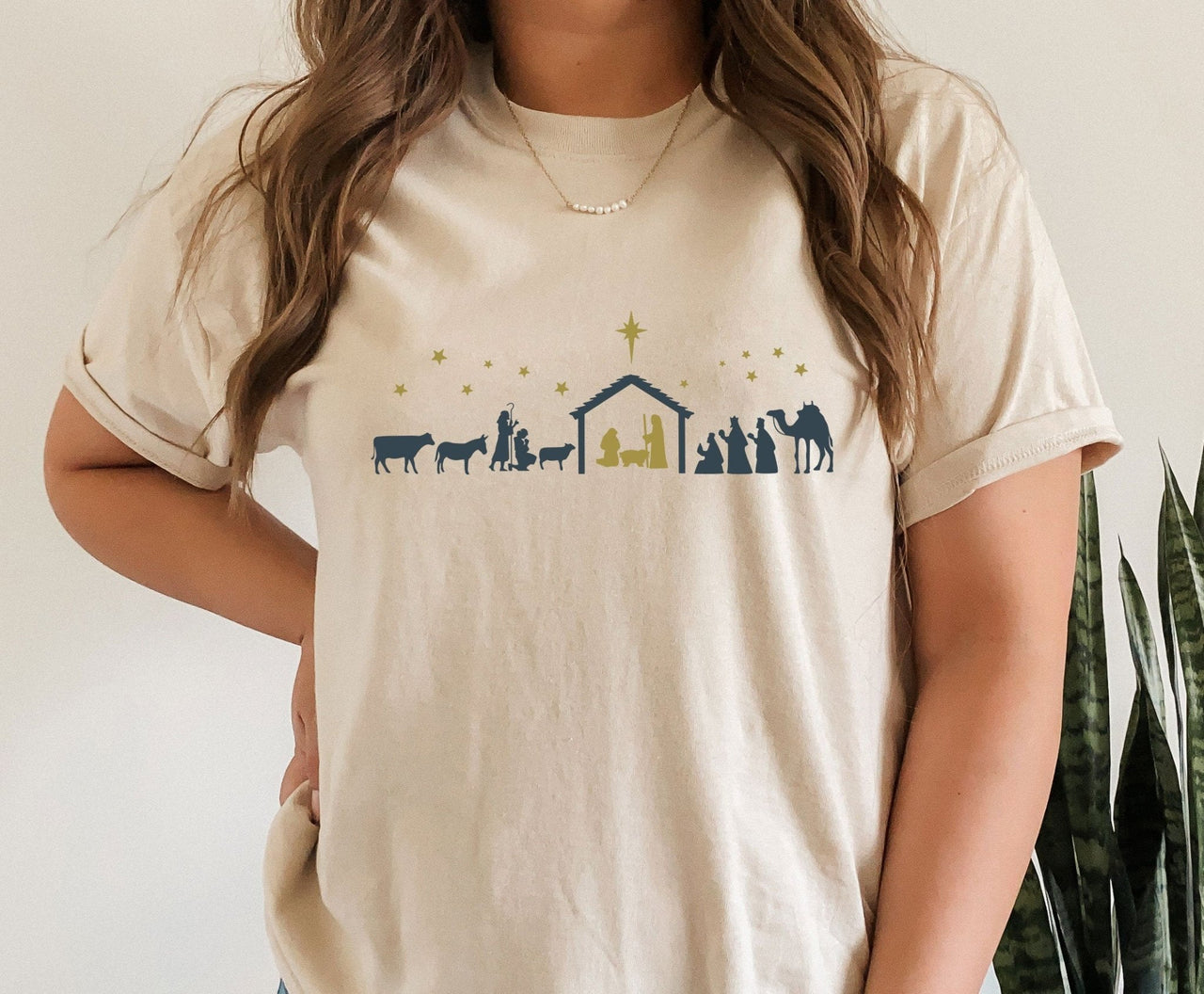 Nativity Tshirt - lismoreboutique - Unisex T-Shirt - catholic_gifts