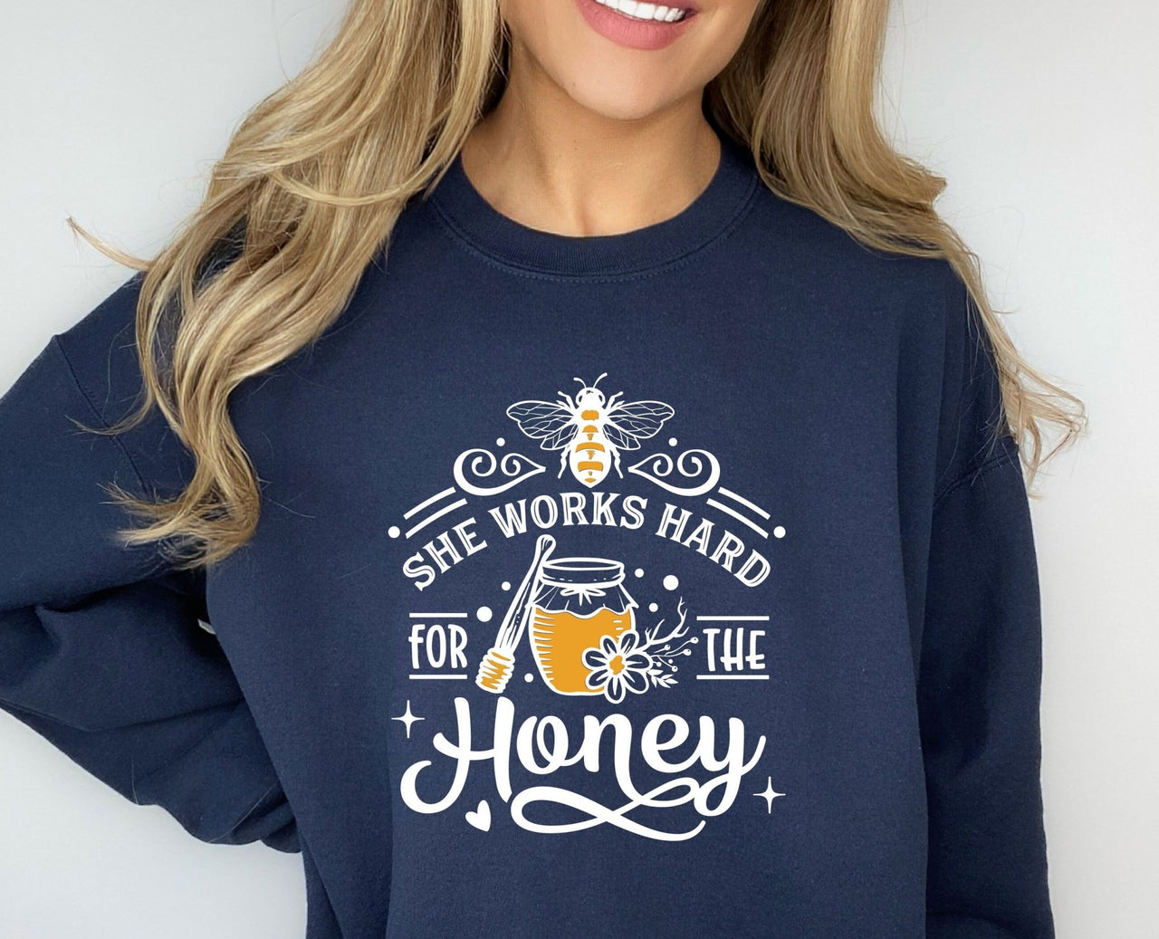 Bee Sweatshirt - lismoreboutique - Sweatshirt - Bee_Crewneck