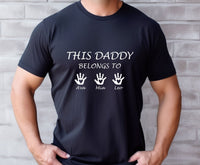 Thumbnail for Daddy Belongs Shirt - lismoreboutique - Unisex T-Shirt - Custom_Dad_Shirt