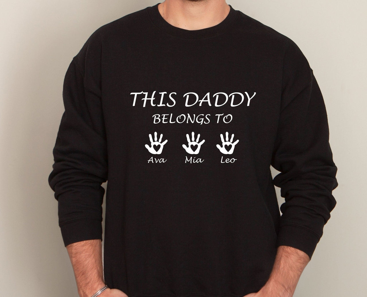 Dad Sweatshirt - lismoreboutique - Sweatshirt - Custom_Dad_Jumper