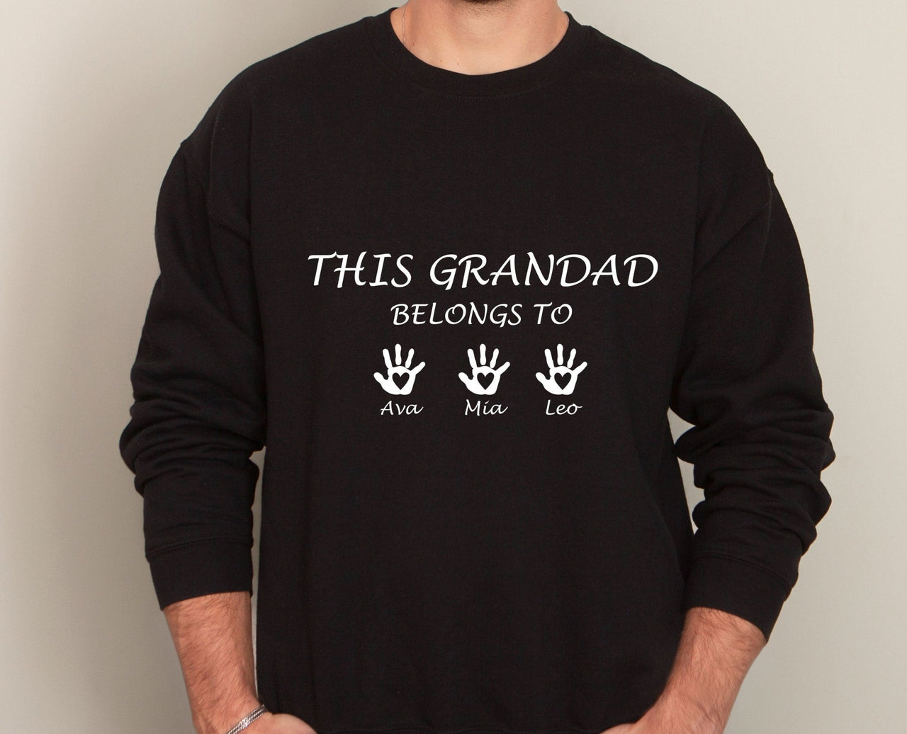 Grandad Sweatshirt - lismoreboutique - Sweatshirt - custom_grandad_top