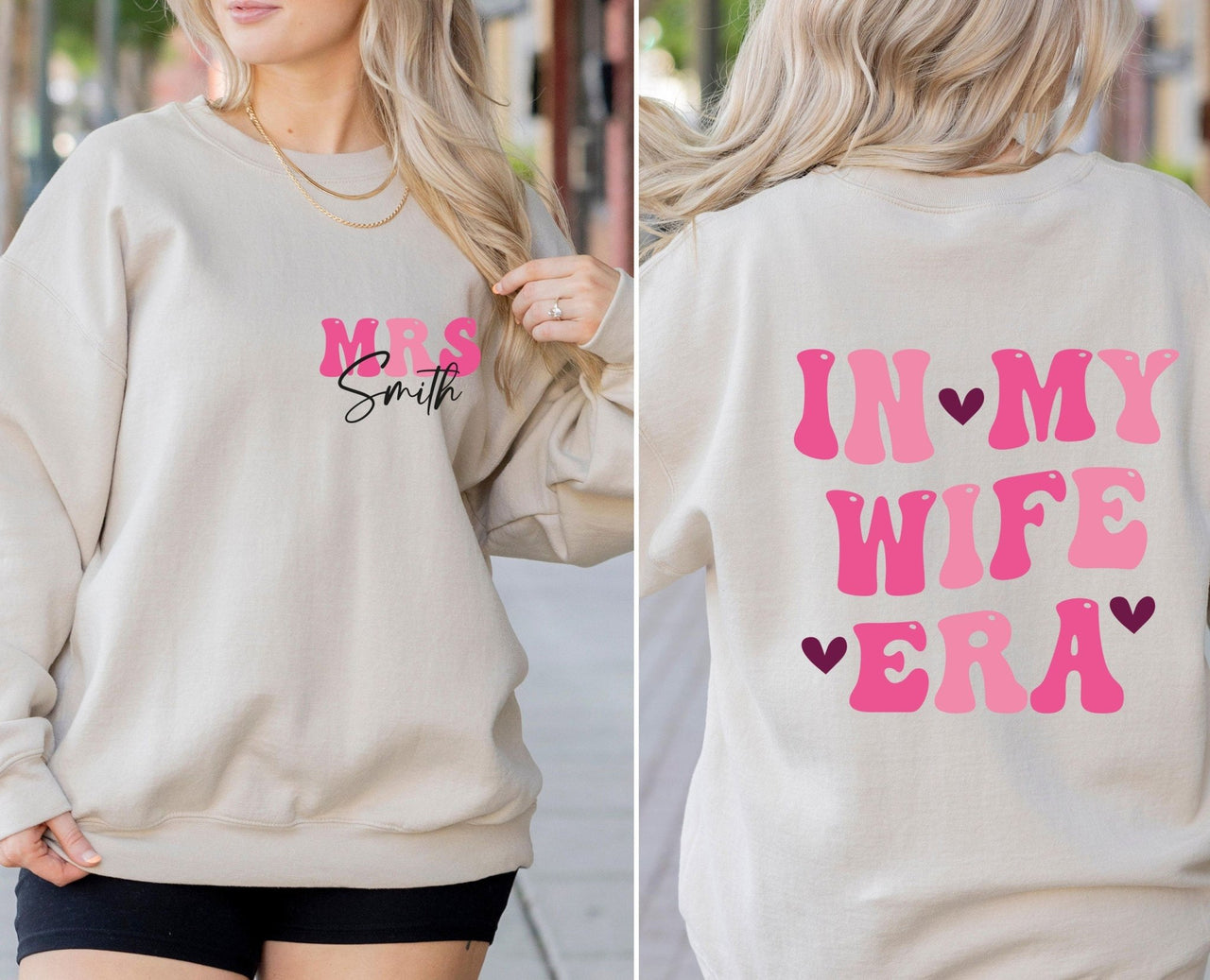 Wife Sweatshirt - lismoreboutique - Sweatshirt - custom_wife_sweater