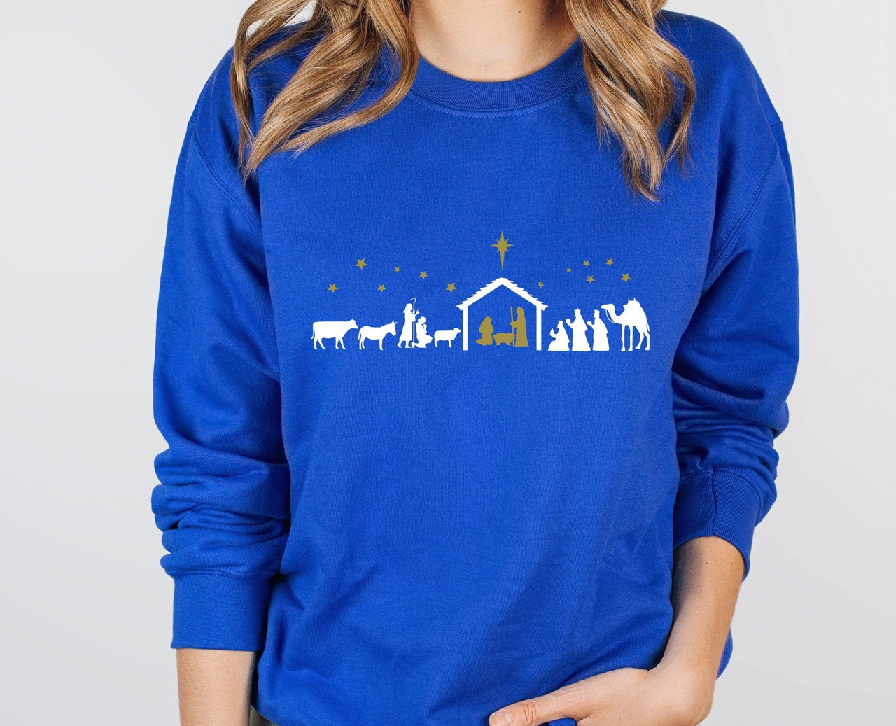 Nativity Sweatshirt - lismoreboutique - Sweatshirt - Christian_Jumper