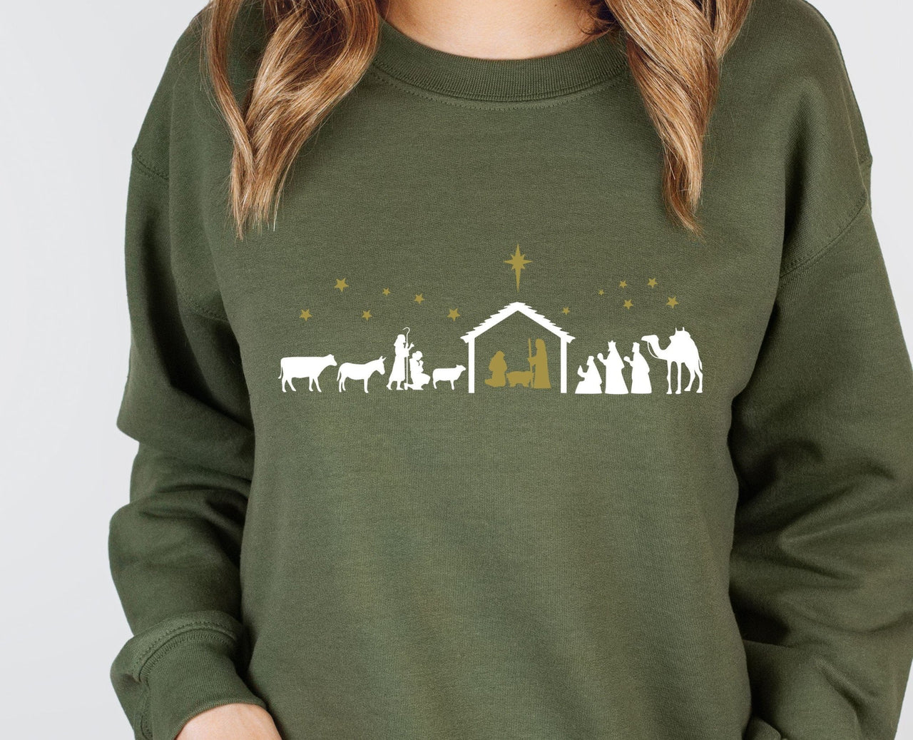 Nativity Sweatshirt - lismoreboutique - Sweatshirt - Christian_Jumper