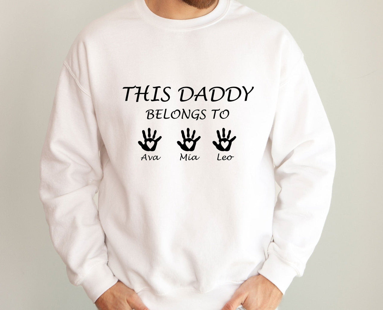 Dad Sweatshirt - lismoreboutique - Sweatshirt - Custom_Dad_Jumper