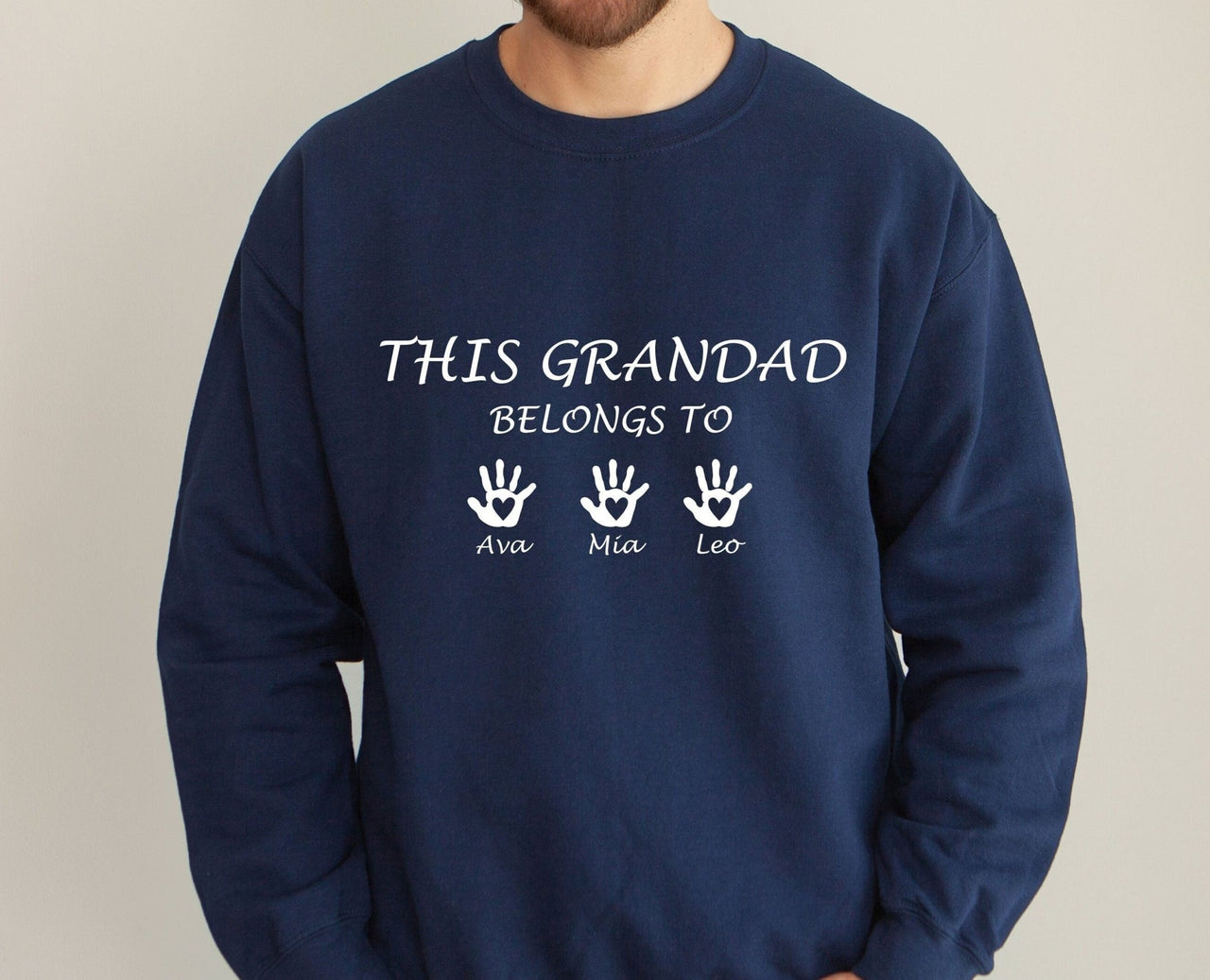 Grandad Sweatshirt - lismoreboutique - Sweatshirt - custom_grandad_top