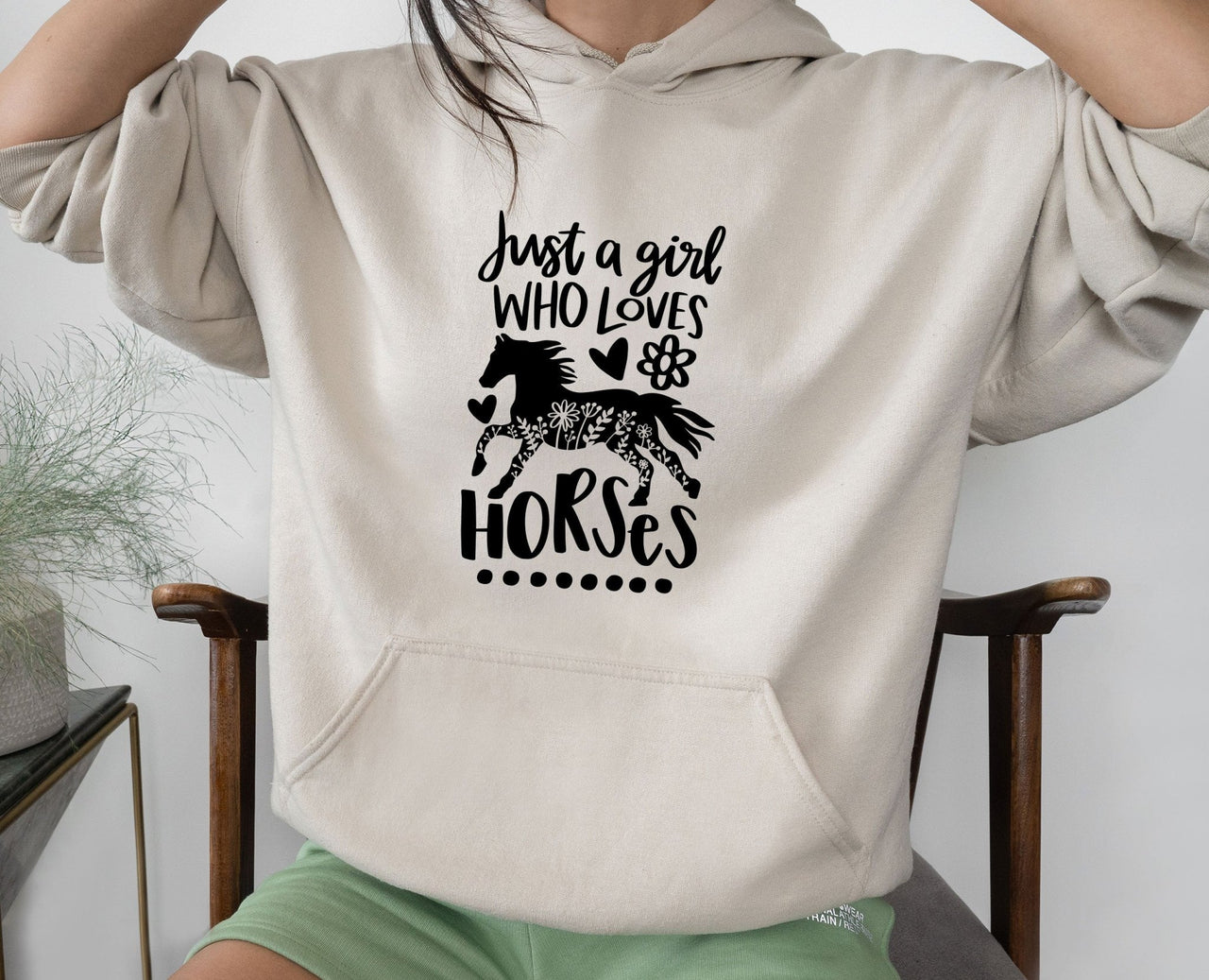 Horse Lover Hoodie - lismoreboutique - Hoodie - cute_horse_hoodie