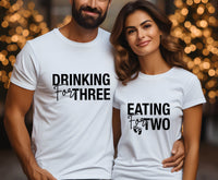 Thumbnail for Eating For Two Shirt - lismoreboutique - Unisex T-Shirt - baby_announcement