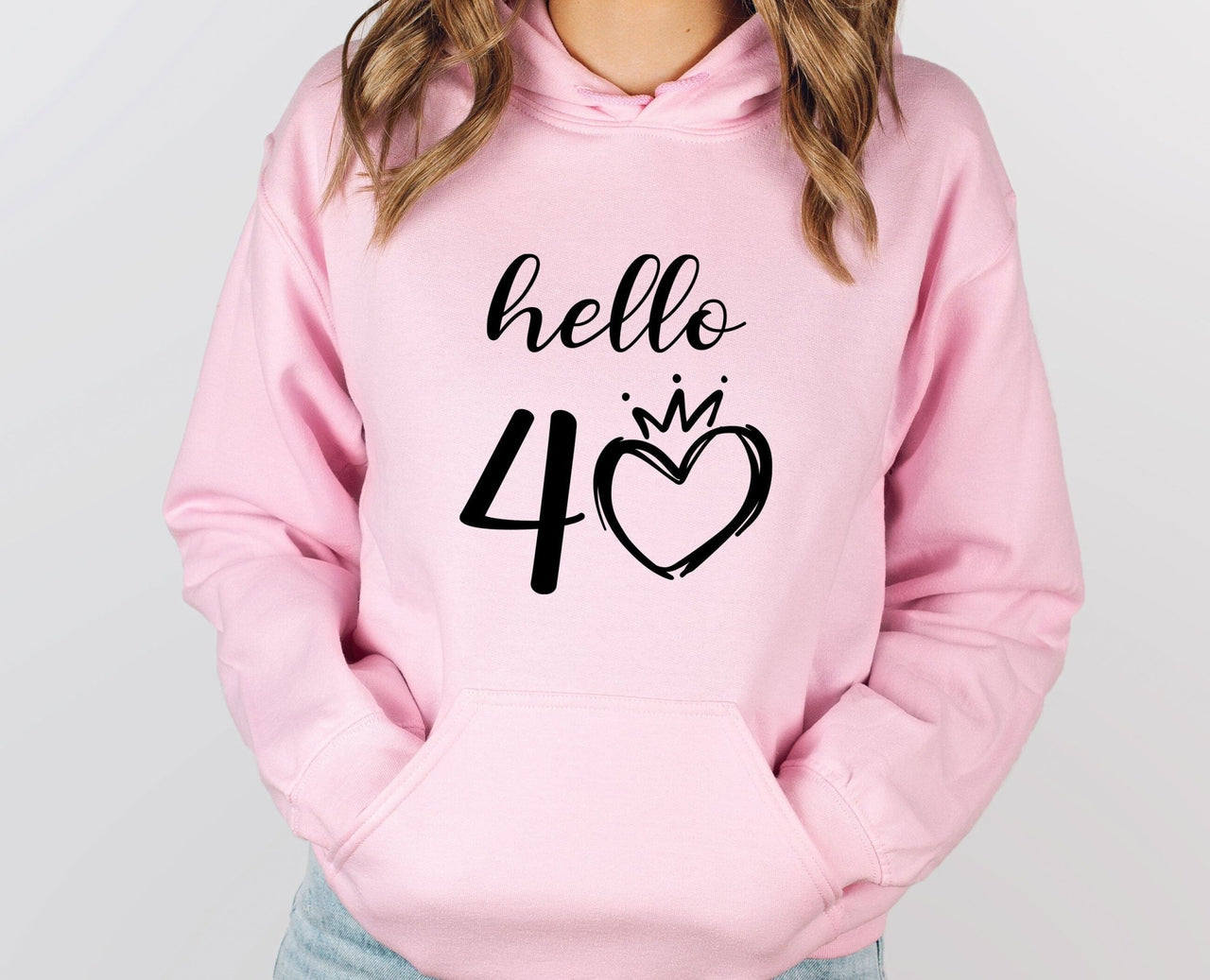 Hello Forty Hoodie - lismoreboutique - Hoodie - 1983_Birthday_Gift