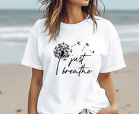 Thumbnail for Just Breathe Shirt - lismoreboutique - Unisex T-Shirt - dandelion_shirts