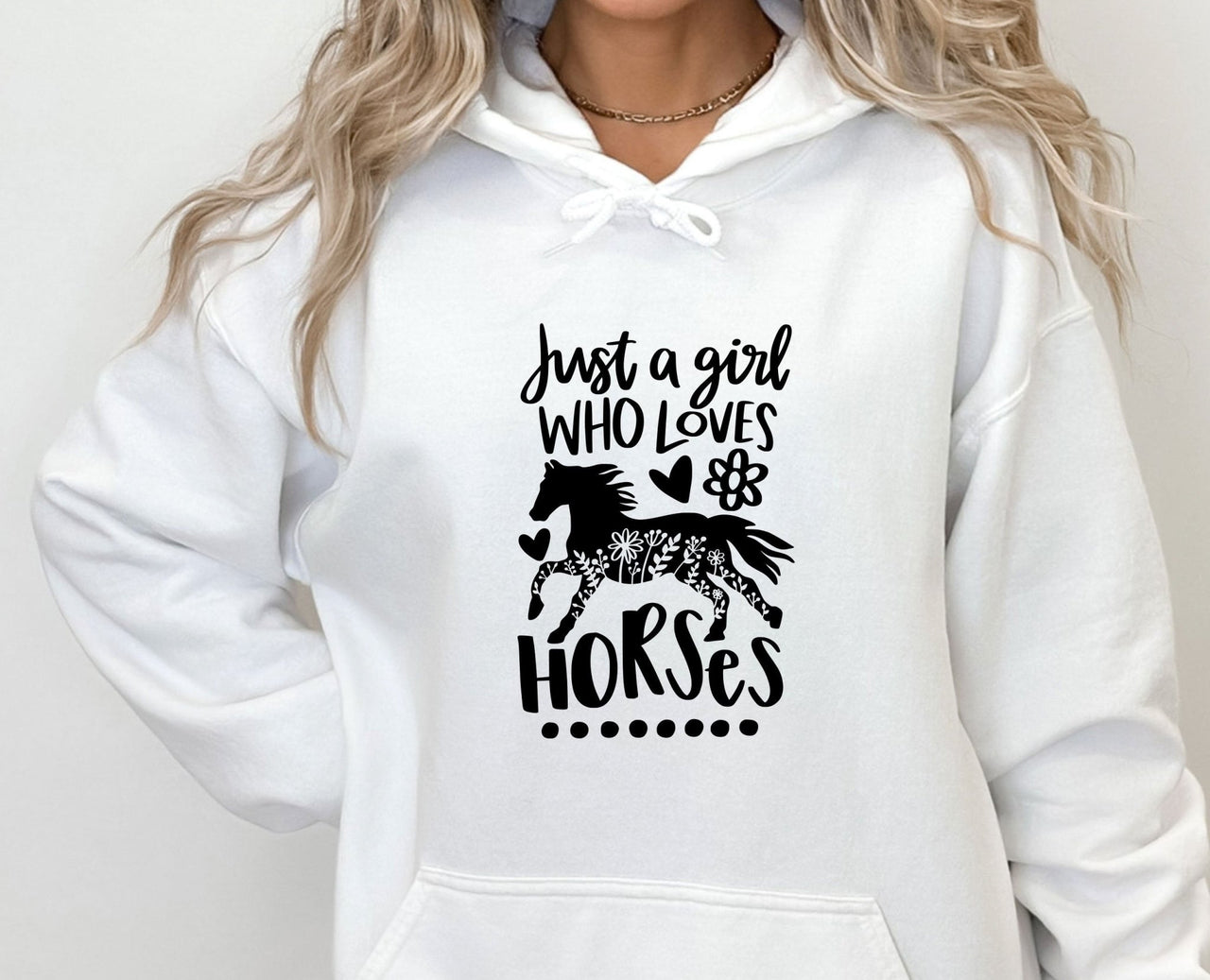 Horse Lover Hoodie - lismoreboutique - Hoodie - cute_horse_hoodie