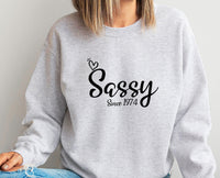 Thumbnail for Sassy Sweatshirt - lismoreboutique - Sweatshirt - 1973_birthday_gift