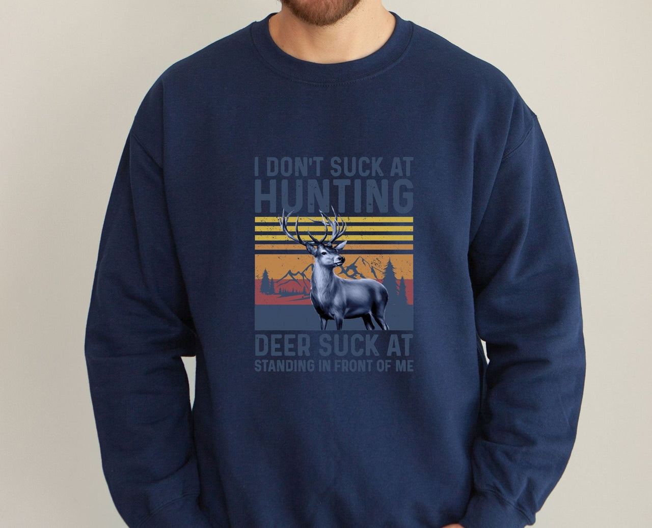 Hunting Sweatshirt - lismoreboutique - Sweatshirt - cute_deer_gifts