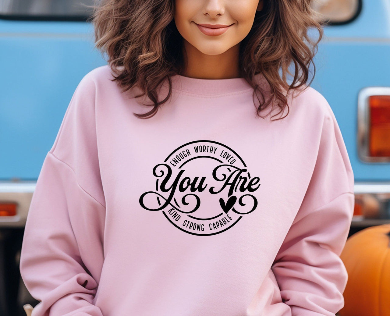 Quote Sweatshirt - lismoreboutique - Sweatshirt - cute_positivity_top