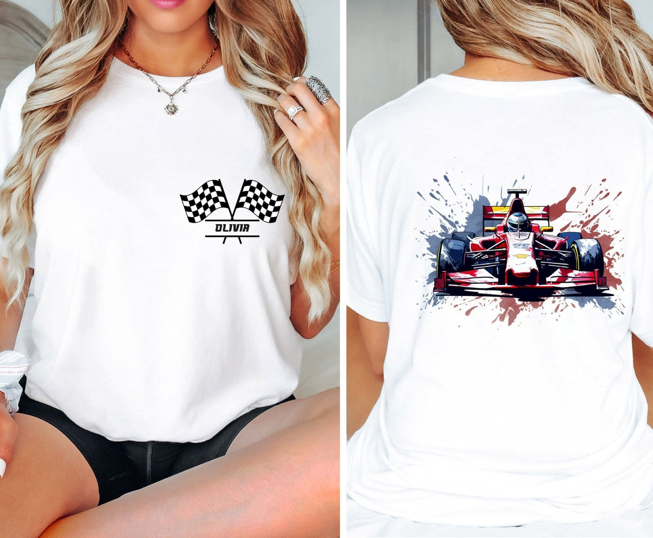 Race Car Shirt - lismoreboutique - Unisex T-Shirt - boys_birthday_shirt